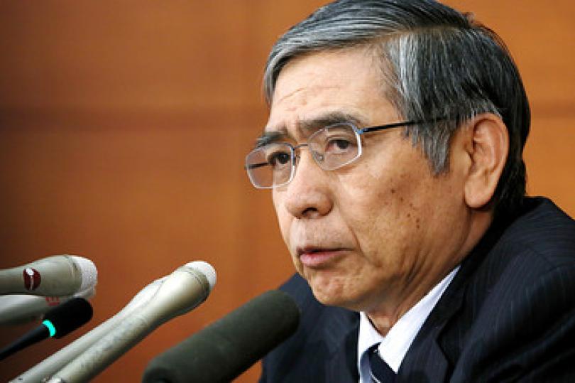 كورودا: سوف يستمر بنك اليابان في سياسته التسهيلية حتى تستقر معدلات التضخم عند 2%