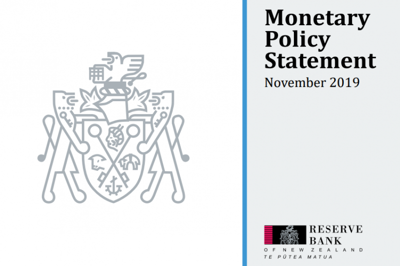 بيان السياسة النقدية الصادر عن الاحتياطي النيوزلندي - نوفمبر
