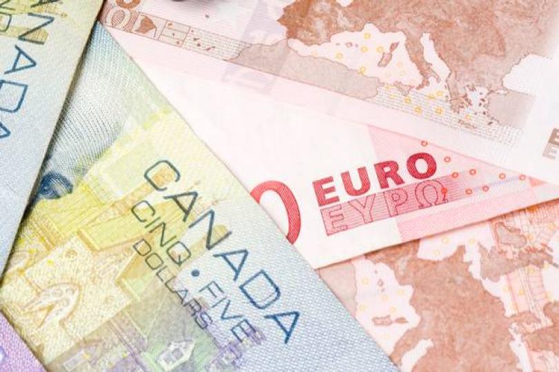 اليورو كندي يحاول تجاوز الحد العلوي للقناة الهابطة