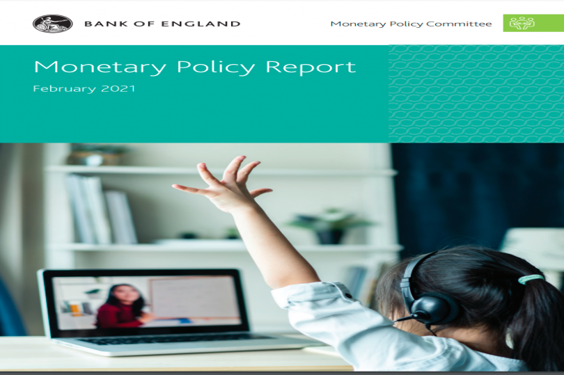 تقرير السياسة النقدية الصادر عن بنك إنجلترا – فبراير 2021