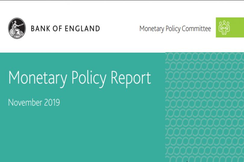 تقرير التضخم الصادر عن بنك إنجلترا - نوفمبر