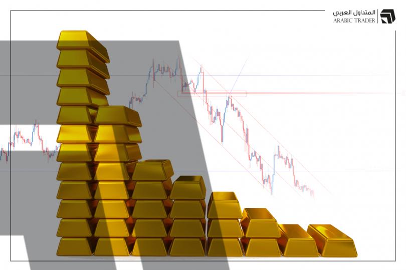 الذهب يغلق منخفضاً لكنه لا يزال أعلى حاجز 1800 دولار للأوقية