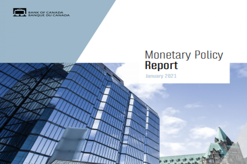 تقرير السياسة النقدية الصادر عن بنك كندا - يناير