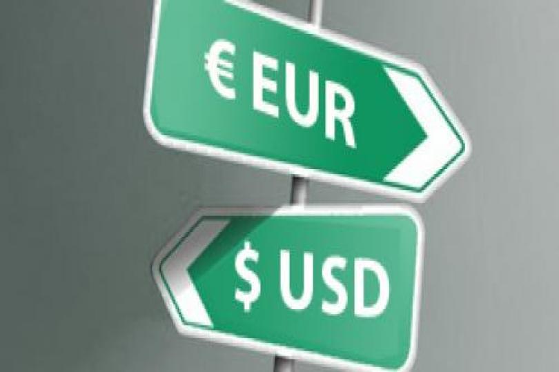 هبوط اليورو دولار في ضوء تباين أداء الاقتصاد الأوروبي والأمريكي 