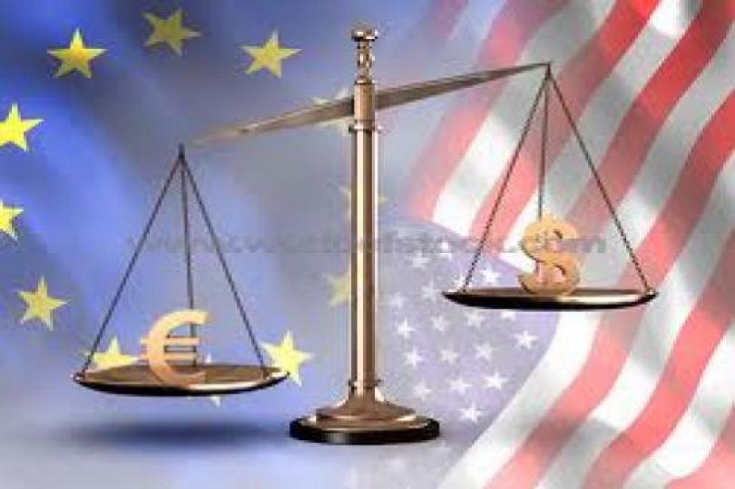  ارتفاع اليورو أمام الدولار الأمريكي 